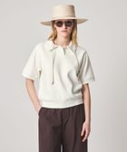 【ビューティ&ユース ユナイテッドアローズ/BEAUTY&YOUTH / UNITED ARROWS】のSteven Alan ブークレ ダンボール ワンボタン ハーフスリーブ プルオーバー OFF WHITE|ID: prp329100004981449 ipo3291000000037322626