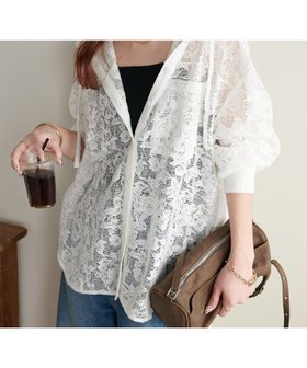 【ディスコート/Discoat】のレースパーカー 大人の最旬トレンドファッション＆コーディネート founy(ファウニー) ファッション Fashion レディースファッション Fashion for Women トップス・カットソー Cut & Sew Tops レディースパーカー・カジュアルフーディー Casual Hoodies & Sweatshirts おすすめ Recommended / Our Picks キャミソール Camisole, Spaghetti Strap Top ショルダー Shoulder, Shoulder Strap デニム Denim, Jeans Material ドロップ Drop Shoulder, Dropped Style パーカー Hoodie, Parka レース Lace, Lace Fabric 吸水 Absorbent, Quick-Dry 夏 Summer |ID:prp329100004981491