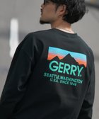 【インプローブス/improves】のGERRY ジェリー 別注 マウンテン プリント 長袖Tシャツ 大人の最旬トレンドファッション＆コーディネート founy(ファウニー) ファッション Fashion レディースファッション Fashion for Women トップス・カットソー Cut & Sew Tops シャツ・ブラウス・オフィスカジュアル Elegant Blouses & Button-Ups ロングTシャツ・Tシャツ Longline T-Shirts & Tees アウトドア Outdoor Clothing アメリカン American Style カーゴパンツ Cargo Pants, Utility Pants ショーツ Shorts, Short Pants デニム Denim, Jeans Material トレンド Trend, Trending Now 定番 Standard, Basic Item 長袖 Long Sleeve, Full Sleeve パープル Purple, Violet プリント Print, Printed Pattern 別注 Limited Edition, Custom Order ワイド Wide, Wide Fit おすすめ Recommended / Our Picks thumbnail ブラック|ID: prp329100004981507 ipo3291000000037322943