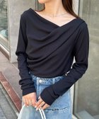 【ラナン/Ranan】のRanan/ドレープオフショルリブロンT 大人の最旬トレンドファッション＆コーディネート founy(ファウニー) ファッション Fashion レディースファッション Fashion for Women トップス・カットソー Cut & Sew Tops ロングTシャツ・Tシャツ Longline T-Shirts & Tees カシュクール Wrap Design シンプル Simple, Minimal ジャケット Jacket, Outerwear タイトスカート Pencil Skirt, Tight Skirt デコルテ Décolleté, Neckline トレンド Trend, Trending Now ドレープ Drape, Draping Fabric フィット Fit, Slim Fit フェミニン Feminine, Girly ベーシック Basic, Essential ボーダー Border, Stripe ポケット Pocket, Pocket Detail 半袖 Short Sleeve, Half Sleeve エレガント 上品 Elegant thumbnail BL|ID: prp329100004981508 ipo3291000000037322948