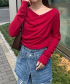 【ラナン/Ranan】のRanan/ドレープオフショルリブロンT 大人の最旬トレンドファッション＆コーディネート founy(ファウニー) ファッション Fashion レディースファッション Fashion for Women トップス・カットソー Cut & Sew Tops ロングTシャツ・Tシャツ Longline T-Shirts & Tees カシュクール Wrap Design シンプル Simple, Minimal ジャケット Jacket, Outerwear タイトスカート Pencil Skirt, Tight Skirt デコルテ Décolleté, Neckline トレンド Trend, Trending Now ドレープ Drape, Draping Fabric フィット Fit, Slim Fit フェミニン Feminine, Girly ベーシック Basic, Essential ボーダー Border, Stripe ポケット Pocket, Pocket Detail 半袖 Short Sleeve, Half Sleeve エレガント 上品 Elegant thumbnail RE|ID: prp329100004981508 ipo3291000000037322950