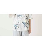 【ヒロコビス/HIROKO BIS】のアートフラワーフレアスリーブカットソー ホワイト|ID: prp329100004981515 ipo3291000000037322987