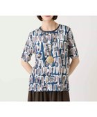 【ヒロコビス/HIROKO BIS】のエスニックグラフィックデザインカットソー ベージュ|ID: prp329100004981523 ipo3291000000037323010