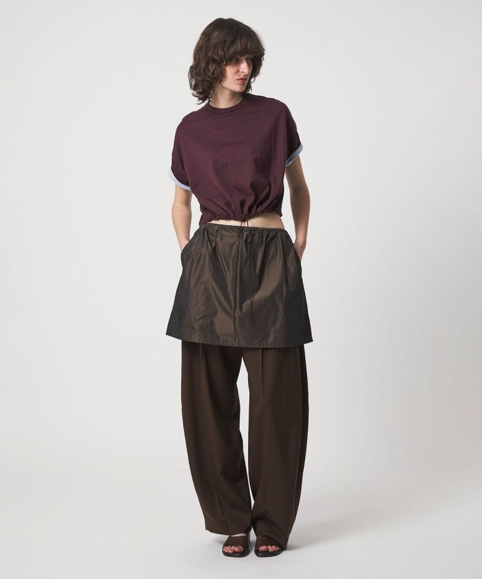 【ビューティ&ユース ユナイテッドアローズ/BEAUTY&YOUTH / UNITED ARROWS】の6(ROKU) コットン ドローストリング ショートスリーブ トップス インテリア・キッズ・メンズ・レディースファッション・服の通販 founy(ファウニー) https://founy.com/ ファッション Fashion レディースファッション Fashion for Women トップス・カットソー Cut & Sew Tops なめらか Smooth, Silky Texture ショート Short, Short Length スリーブ Sleeve, Long Sleeve / Short Sleeve ドローストリング Drawstring, Pull Cord |ID: prp329100004981525 ipo3291000000037323013