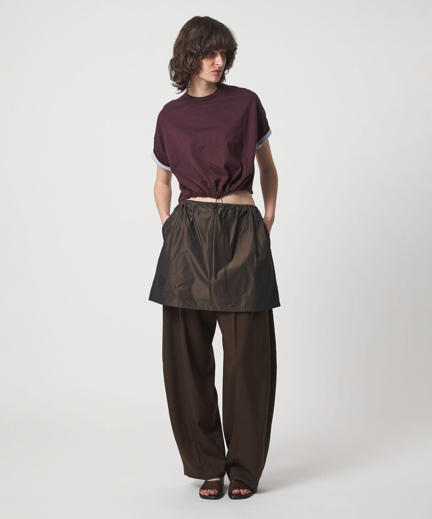 【ビューティ&ユース ユナイテッドアローズ/BEAUTY&YOUTH / UNITED ARROWS】の6(ROKU) コットン ドローストリング ショートスリーブ トップス 大人の最旬トレンドファッション＆コーディネート founy(ファウニー) 　ファッション　Fashion　レディースファッション　Fashion for Women　トップス・カットソー　Cut & Sew Tops　なめらか　Smooth, Silky Texture　ショート　Short, Short Length　スリーブ　Sleeve, Long Sleeve / Short Sleeve　ドローストリング　Drawstring, Pull Cord　 other-1|ID: prp329100004981525 ipo3291000000037323013