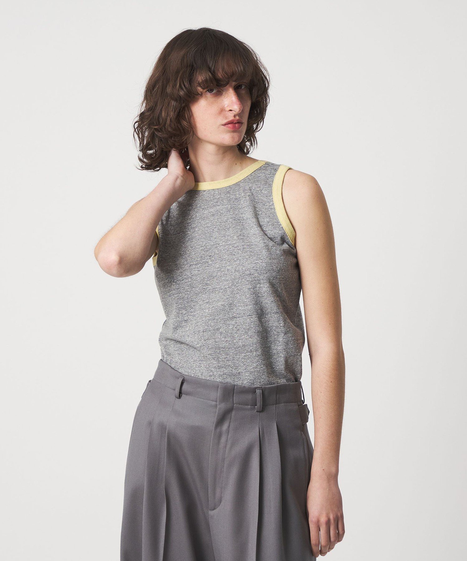 【ビューティ&ユース ユナイテッドアローズ/BEAUTY&YOUTH / UNITED ARROWS】の6(ROKU) コットン リンガー タンクトップ インテリア・キッズ・メンズ・レディースファッション・服の通販 founy(ファウニー) 　ファッション　Fashion　レディースファッション　Fashion for Women　タンク　Tank Top, Sleeveless Top　夏　Summer　MD.GRAY|ID: prp329100004981526 ipo3291000000037323018