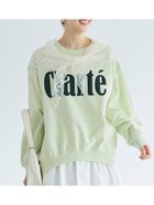 【コカ/COCA】のT-スウェットロゴビッグシルエット 大人の最旬トレンドファッション＆コーディネート founy(ファウニー) ファッション Fashion レディースファッション Fashion for Women トップス・カットソー Cut & Sew Tops レディースパーカー・カジュアルフーディー Casual Hoodies & Sweatshirts スウェット・クルーネックトップス Sweatshirts & Crewnecks / Relaxed Fit Sweat Tops ウォッシャブル Machine Washable 春 Spring 秋 Autumn カーゴパンツ Cargo Pants, Utility Pants シンプル Simple, Minimal スウェット / スエット Sweatshirt, Sweatwear タートル Turtleneck, Turtle Collar デニム Denim, Jeans Material 長袖 Long Sleeve, Full Sleeve ビッグ Big, Oversized フロント Front, Front Design ボトム Bottoms, Lower Wear ポケット Pocket, Pocket Detail 2026年 2026 2026春夏・S/S Spring/Summer 2026 SS26 thumbnail Lt.green|ID: prp329100004981528 ipo3291000000037323025