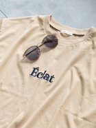 【テチチ/Te chichi】のウレタン刺繍Tシャツ 大人の最旬トレンドファッション＆コーディネート founy(ファウニー) ファッション Fashion レディースファッション Fashion for Women トップス・カットソー Cut & Sew Tops シャツ・ブラウス・オフィスカジュアル Elegant Blouses & Button-Ups ロングTシャツ・Tシャツ Longline T-Shirts & Tees シンプル Simple, Minimal ラウンド Round, Round Neck 定番 Standard, Basic Item thumbnail ベージュ|ID: prp329100004981531 ipo3291000000037323040