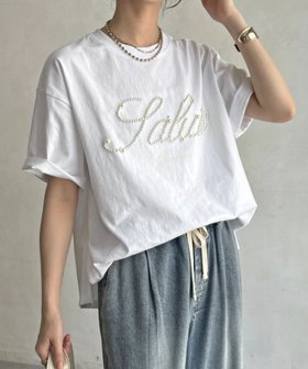 【ドゥドゥ/DouDou】のパールロゴTEE 大人の最旬トレンドファッション＆コーディネート founy(ファウニー) ファッション Fashion レディースファッション Fashion for Women シンプル Simple, Minimal スマート Smart, Elegant 雑誌 Magazine, Fashion Magazine バランス Balance, Style Balance パール Pearl, Pearl Accent フロント Front, Front Design リラックス Relax, Relaxed Fit S/S・春夏 SS, Spring/Summer, Warm Season 再入荷 Restock / Back in Stock 夏 Summer エレガント 上品 Elegant 2026年 2026 2026春夏・S/S Spring/Summer 2026 SS26 |ID:prp329100004981532