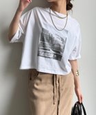 【ドゥドゥ/DouDou】のフォトプリントTEE 大人の最旬トレンドファッション＆コーディネート founy(ファウニー) ファッション Fashion レディースファッション Fashion for Women グラフィック Graphic, Graphic Design シンプル Simple, Minimal スマート Smart, Elegant 雑誌 Magazine, Fashion Magazine フロント Front, Front Design プリント Print, Printed Pattern 無地 Plain, Solid Color リラックス Relax, Relaxed Fit S/S・春夏 SS, Spring/Summer, Warm Season 再入荷 Restock / Back in Stock 夏 Summer 2026年 2026 2026春夏・S/S Spring/Summer 2026 SS26 thumbnail ブラック|ID: prp329100004981533 ipo3291000000037323048