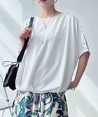 【アズノウアズ プラス/AS KNOW AS plus】の0肩ボタンデザイン 裾タック半袖トップス 大人の最旬トレンドファッション＆コーディネート founy(ファウニー) ファッション Fashion レディースファッション Fashion for Women トップス・カットソー Cut & Sew Tops ボトム Bottoms, Lower Wear 半袖 Short Sleeve, Half Sleeve 再入荷 Restock / Back in Stock エレガント 上品 Elegant thumbnail オフ|ID: prp329100004981534 ipo3291000000037323050