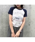 【アズノウアズ プラス/AS KNOW AS plus】の●『ドロスト付き』リブラグラン半袖Tシャツ 大人の最旬トレンドファッション＆コーディネート founy(ファウニー) ファッション Fashion レディースファッション Fashion for Women トップス・カットソー Cut & Sew Tops シャツ・ブラウス・オフィスカジュアル Elegant Blouses & Button-Ups ロングTシャツ・Tシャツ Longline T-Shirts & Tees ガーリー Girly, Feminine Style クロップド Cropped, Short Length コンパクト Compact, Small Size シャーリング Shirring, Ruched フロント Front, Front Design プリント Print, Printed Pattern ボトム Bottoms, Lower Wear 半袖 Short Sleeve, Half Sleeve 再入荷 Restock / Back in Stock おすすめ Recommended / Our Picks thumbnail NVXIV3|ID: prp329100004981535 ipo3291000000037323055