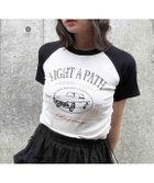 【アズノウアズ プラス/AS KNOW AS plus】の●『ドロスト付き』リブラグラン半袖Tシャツ 大人の最旬トレンドファッション＆コーディネート founy(ファウニー) ファッション Fashion レディースファッション Fashion for Women トップス・カットソー Cut & Sew Tops シャツ・ブラウス・オフィスカジュアル Elegant Blouses & Button-Ups ロングTシャツ・Tシャツ Longline T-Shirts & Tees ガーリー Girly, Feminine Style クロップド Cropped, Short Length コンパクト Compact, Small Size シャーリング Shirring, Ruched フロント Front, Front Design プリント Print, Printed Pattern ボトム Bottoms, Lower Wear 半袖 Short Sleeve, Half Sleeve 再入荷 Restock / Back in Stock おすすめ Recommended / Our Picks thumbnail BKXIV3|ID: prp329100004981535 ipo3291000000037323057