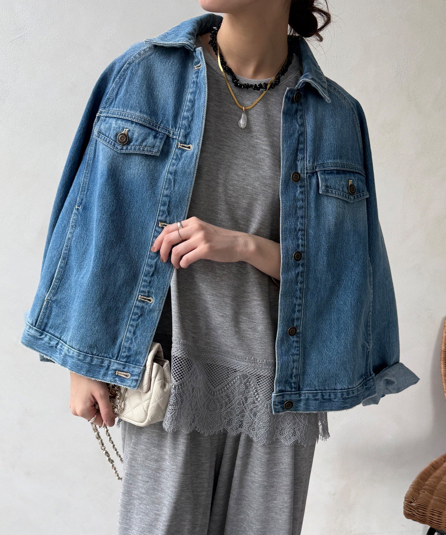 【ドゥドゥ/DouDou】の【セットアップ可能】裾レースタンク インテリア・キッズ・メンズ・レディースファッション・服の通販 founy(ファウニー) 　ファッション　Fashion　レディースファッション　Fashion for Women　セットアップ　Matching Sets　インナー　Innerwear　ジャケット　Jacket, Outerwear　スマート　Smart, Elegant　セットアップ　Set-Up, Coordinated Outfit　タンク　Tank Top, Sleeveless Top　ドッキング　Docking, Mixed Material　なめらか　Smooth, Silky Texture　レース　Lace, Lace Fabric　S/S・春夏　SS, Spring/Summer, Warm Season　再入荷　Restock / Back in Stock　おすすめ　Recommended / Our Picks　夏　Summer　2026年　2026　2026春夏・S/S　Spring/Summer 2026 SS26　グレー|ID: prp329100004981536 ipo3291000000037323059