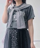 【アズノウアズ プラス/AS KNOW AS plus】の0フェイクレイヤード/ロンT巻き風ロゴ半袖Tシャツ 大人の最旬トレンドファッション＆コーディネート founy(ファウニー) ファッション Fashion レディースファッション Fashion for Women トップス・カットソー Cut & Sew Tops シャツ・ブラウス・オフィスカジュアル Elegant Blouses & Button-Ups ロングTシャツ・Tシャツ Longline T-Shirts & Tees シンプル Simple, Minimal フロント Front, Front Design ボトム Bottoms, Lower Wear 半袖 Short Sleeve, Half Sleeve リメイク Remake, Reconstructed 再入荷 Restock / Back in Stock thumbnail グレー|ID: prp329100004981540 ipo3291000000037323077