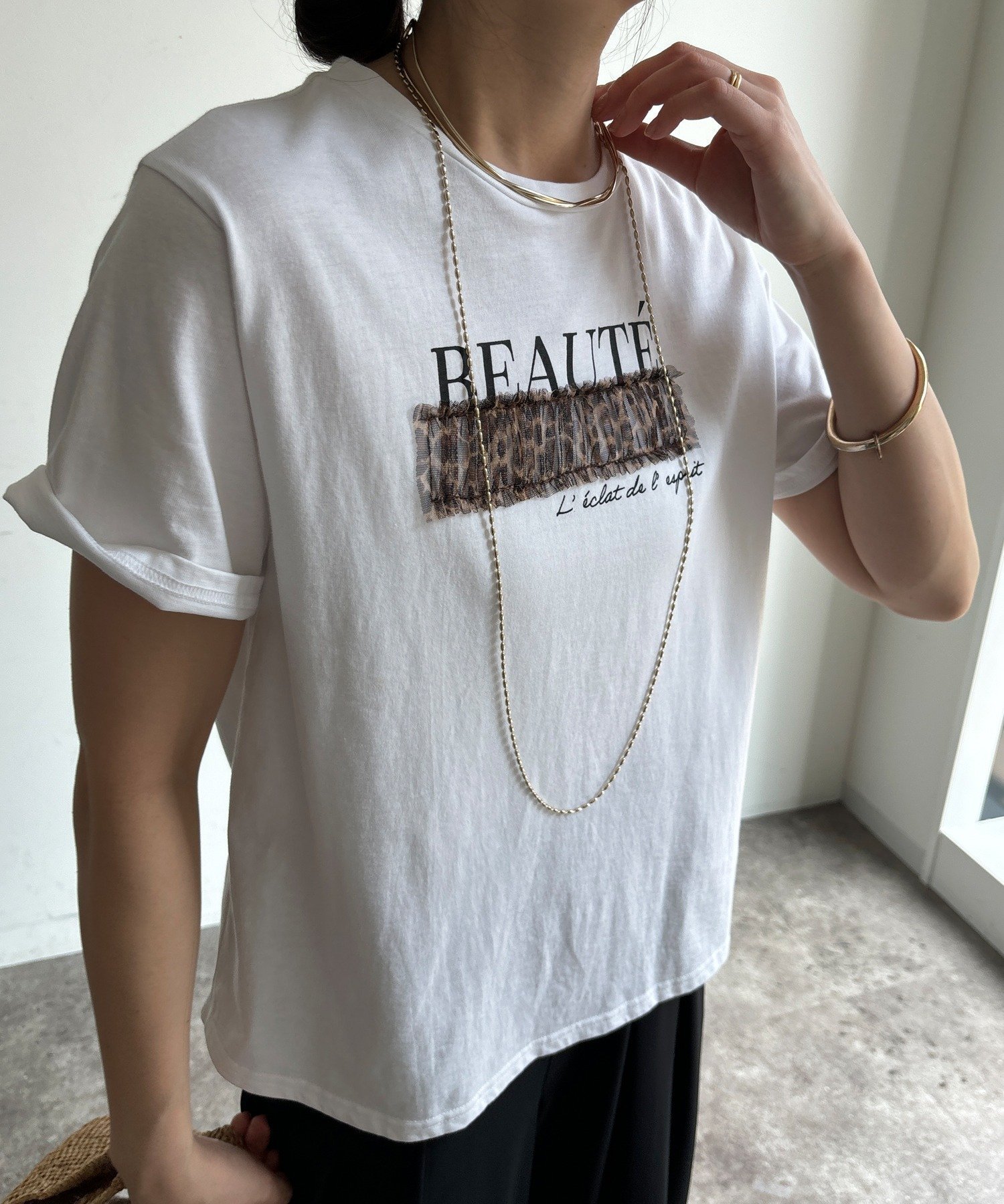 【ドゥドゥ/DouDou】の【WEB限定】レオパードチュール重ねTEE 大人の最旬トレンドファッション＆コーディネート founy(ファウニー) 　ファッション　Fashion　レディースファッション　Fashion for Women　スマート　Smart, Elegant　チュール　Tulip, Tulip Motif　ボトム　Bottoms, Lower Wear　レオパード　Leopard, Animal Print　S/S・春夏　SS, Spring/Summer, Warm Season　再入荷　Restock / Back in Stock　夏　Summer　2026年　2026　2026春夏・S/S　Spring/Summer 2026 SS26　 other-1|ID: prp329100004981541 ipo3291000000037323079