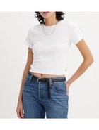 【リーバイス/Levis】のスポーティ Tシャツ ホワイト+ 大人の最旬トレンドファッション＆コーディネート founy(ファウニー) ファッション Fashion レディースファッション Fashion for Women トップス・カットソー Cut & Sew Tops シャツ・ブラウス・オフィスカジュアル Elegant Blouses & Button-Ups ロングTシャツ・Tシャツ Longline T-Shirts & Tees スポーティ Sporty, Casual Athletic フィット Fit, Slim Fit 定番 Standard, Basic Item thumbnail Neutrals|ID: prp329100004981548 ipo3291000000037323109