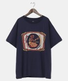 【アミナコレクション/Amina Collection】の【チャイハネ】マッチ香メンズTシャツ(Lサイズ) 大人の最旬トレンドファッション＆コーディネート founy(ファウニー) ファッション Fashion レディースファッション Fashion for Women トップス・カットソー Cut & Sew Tops シャツ・ブラウス・オフィスカジュアル Elegant Blouses & Button-Ups ロングTシャツ・Tシャツ Longline T-Shirts & Tees プリント Print, Printed Pattern メンズ Men's, Menswear ワンポイント One Point, Statement Accent ヴィンテージ Vintage Style thumbnail ネイビー|ID: prp329100004981550 ipo3291000000037323117