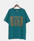 【アミナコレクション/Amina Collection】の【チャイハネ】マッチ香メンズTシャツ(Lサイズ) 大人の最旬トレンドファッション＆コーディネート founy(ファウニー) ファッション Fashion レディースファッション Fashion for Women トップス・カットソー Cut & Sew Tops シャツ・ブラウス・オフィスカジュアル Elegant Blouses & Button-Ups ロングTシャツ・Tシャツ Longline T-Shirts & Tees プリント Print, Printed Pattern メンズ Men's, Menswear ワンポイント One Point, Statement Accent ヴィンテージ Vintage Style thumbnail グリーン|ID: prp329100004981550 ipo3291000000037323120