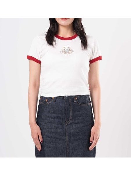 【リーバイス/Levis】のグラフィック ミニ リンガーTシャツ 大人の最旬トレンドファッション＆コーディネート founy(ファウニー) 　ファッション　Fashion　レディースファッション　Fashion for Women　トップス・カットソー　Cut & Sew Tops　シャツ・ブラウス・オフィスカジュアル　Elegant Blouses & Button-Ups　ロングTシャツ・Tシャツ　Longline T-Shirts & Tees　クロップド　Cropped, Short Length　グラフィック　Graphic, Graphic Design　フィット　Fit, Slim Fit　 other-1|ID: prp329100004981555 ipo3291000000037323135