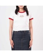 【リーバイス/Levis】のグラフィック ミニ リンガーTシャツ 大人の最旬トレンドファッション＆コーディネート founy(ファウニー) ファッション Fashion レディースファッション Fashion for Women トップス・カットソー Cut & Sew Tops シャツ・ブラウス・オフィスカジュアル Elegant Blouses & Button-Ups ロングTシャツ・Tシャツ Longline T-Shirts & Tees クロップド Cropped, Short Length グラフィック Graphic, Graphic Design フィット Fit, Slim Fit thumbnail Whites|ID: prp329100004981555 ipo3291000000037323136