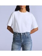 【リーバイス/Levis】のBLUETAB(TM) Daily Tシャツ 大人の最旬トレンドファッション＆コーディネート founy(ファウニー) ファッション Fashion レディースファッション Fashion for Women トップス・カットソー Cut & Sew Tops シャツ・ブラウス・オフィスカジュアル Elegant Blouses & Button-Ups ロングTシャツ・Tシャツ Longline T-Shirts & Tees コレクション Collection, Seasonal Line スタンダード Standard, Basic デニム Denim, Jeans Material thumbnail Neutrals|ID: prp329100004981563 ipo3291000000037323152