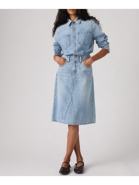 【リーバイス/Levis】のAラインデニムウエスタンドレス インテリア・キッズ・メンズ・レディースファッション・服の通販 founy(ファウニー) https://founy.com/ ファッション Fashion レディースファッション Fashion for Women ワンピース Dresses フォーマル・パーティードレス・結婚式用ドレス Elegant & Casual Dresses クラシック Classic, Timeless Style デニム Denim, Jeans Material フロント Front, Front Design ポケット Pocket, Pocket Detail |ID: prp329100004981571 ipo3291000000037323167