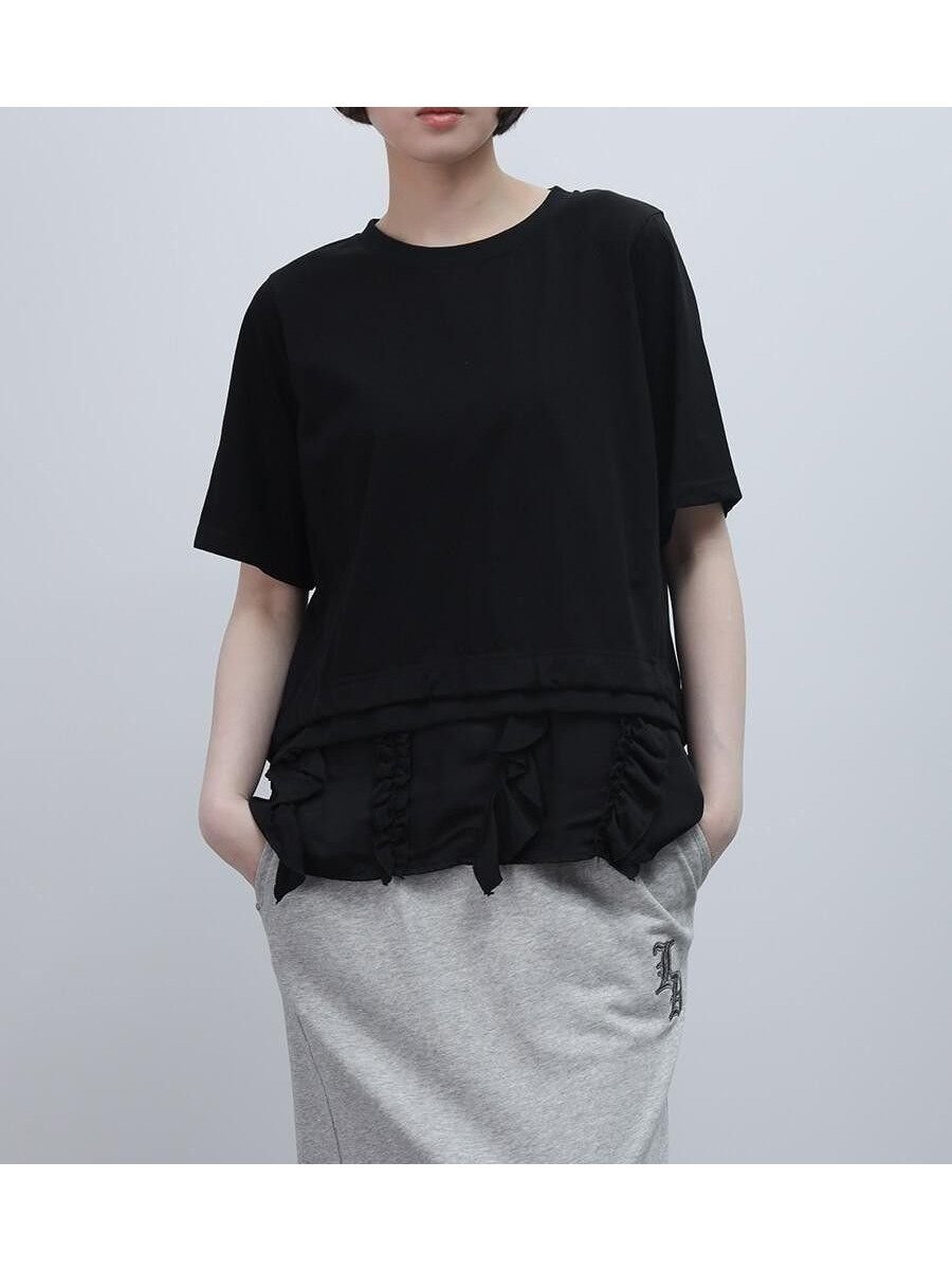 【ラシュッド/LASUD】のフリルヘムドッキングPO 大人の最旬トレンドファッション＆コーディネート founy(ファウニー) 　ファッション　Fashion　レディースファッション　Fashion for Women　シフォン　Chiffon, Lightweight Fabric　チュール　Tulip, Tulip Motif　フリル　Frill, Ruffle　 other-1|ID: prp329100004981583 ipo3291000000037323194