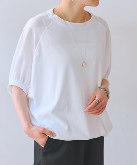 【ビアズリー/BEARDSLEY】の強撚ギャザーTee 大人の最旬トレンドファッション＆コーディネート founy(ファウニー) ファッション Fashion レディースファッション Fashion for Women カットソー Cut and Sewn Top ギャザー Gathered, Ruffled スリーブ Sleeve, Long Sleeve / Short Sleeve ハーフ Half, Half-Length ボトム Bottoms, Lower Wear 再入荷 Restock / Back in Stock |ID:prp329100004981587