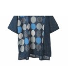 【ヒロコビス ブランデ/HIROKO BIS GRANDE】のカラフルパターンドットTシャツ 大人の最旬トレンドファッション＆コーディネート founy(ファウニー) ファッション Fashion レディースファッション Fashion for Women トップス・カットソー Cut & Sew Tops シャツ・ブラウス・オフィスカジュアル Elegant Blouses & Button-Ups ロングTシャツ・Tシャツ Longline T-Shirts & Tees おすすめ Recommended / Our Picks アクセサリー Fashion Accessories カラフル Colorful Design ドット Polka Dot, Dot Pattern 夏 Summer 無地 Plain, Solid Color thumbnail ネイビー|ID: prp329100004981590 ipo3291000000037323222