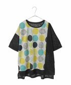 【ヒロコビス ブランデ/HIROKO BIS GRANDE】のカラフルパターンドットTシャツ 大人の最旬トレンドファッション＆コーディネート founy(ファウニー) ファッション Fashion レディースファッション Fashion for Women トップス・カットソー Cut & Sew Tops シャツ・ブラウス・オフィスカジュアル Elegant Blouses & Button-Ups ロングTシャツ・Tシャツ Longline T-Shirts & Tees おすすめ Recommended / Our Picks アクセサリー Fashion Accessories カラフル Colorful Design ドット Polka Dot, Dot Pattern 夏 Summer 無地 Plain, Solid Color thumbnail アイボリー|ID: prp329100004981590 ipo3291000000037323223