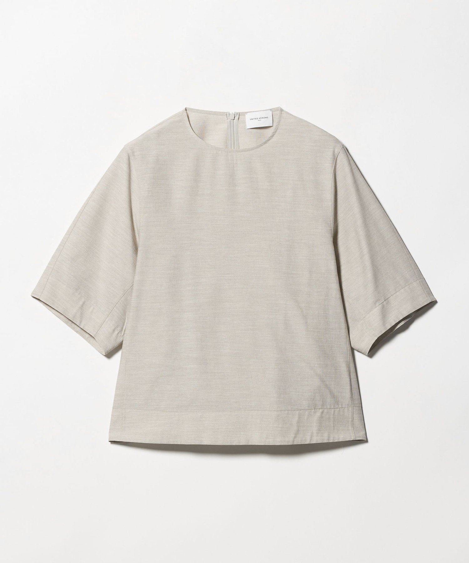 【ユナイテッドアローズ/UNITED ARROWS】のトリコット ジャージー フォーム Tシャツ インテリア・キッズ・メンズ・レディースファッション・服の通販 founy(ファウニー) 　ファッション　Fashion　レディースファッション　Fashion for Women　トップス・カットソー　Cut & Sew Tops　シャツ・ブラウス・オフィスカジュアル　Elegant Blouses & Button-Ups　ロングTシャツ・Tシャツ　Longline T-Shirts & Tees　カットソー　Cut and Sewn Top　コンパクト　Compact, Small Size　シンプル　Simple, Minimal　ネックレス　Necklace, Pendant Necklace　パターン　Pattern, Design Print　フォーム　Form　NATURAL|ID: prp329100004981597 ipo3291000000037323244