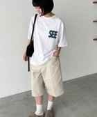 【キャナルジーン/CANAL JEAN】のTwelve12 SEE Tシャツ 大人の最旬トレンドファッション＆コーディネート founy(ファウニー) ファッション Fashion レディースファッション Fashion for Women トップス・カットソー Cut & Sew Tops シャツ・ブラウス・オフィスカジュアル Elegant Blouses & Button-Ups ロングTシャツ・Tシャツ Longline T-Shirts & Tees おすすめ Recommended / Our Picks ショート Short, Short Length シンプル Simple, Minimal フロント Front, Front Design リラックス Relax, Relaxed Fit ルーズ Loose, Oversized ワイド Wide, Wide Fit 半袖 Short Sleeve, Half Sleeve thumbnail ホワイト|ID: prp329100004981599 ipo3291000000037323251