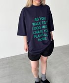 【キャナルジーン/CANAL JEAN】のTwelve12 AS YOU Tシャツ 大人の最旬トレンドファッション＆コーディネート founy(ファウニー) ファッション Fashion レディースファッション Fashion for Women トップス・カットソー Cut & Sew Tops シャツ・ブラウス・オフィスカジュアル Elegant Blouses & Button-Ups ロングTシャツ・Tシャツ Longline T-Shirts & Tees 吸水 Absorbent, Quick-Dry ショルダー Shoulder, Shoulder Strap デニム Denim, Jeans Material ドロップ Drop Shoulder, Dropped Style 定番 Standard, Basic Item ハーフ Half, Half-Length フロント Front, Front Design プリント Print, Printed Pattern おすすめ Recommended / Our Picks 犬 Dog 夏 Summer thumbnail ネイビー|ID: prp329100004981601 ipo3291000000037323260