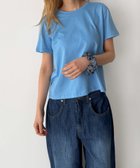【キャナルジーン/CANAL JEAN】のSLEEK BASIC Tシャツ 大人の最旬トレンドファッション＆コーディネート founy(ファウニー) ファッション Fashion レディースファッション Fashion for Women トップス・カットソー Cut & Sew Tops シャツ・ブラウス・オフィスカジュアル Elegant Blouses & Button-Ups ロングTシャツ・Tシャツ Longline T-Shirts & Tees おすすめ Recommended / Our Picks インナー Innerwear カーディガン Cardigan, Knitwear シンプル Simple, Minimal ジャケット Jacket, Outerwear スラックス Slacks, Dress Pants タイトスカート Pencil Skirt, Tight Skirt デニム Denim, Jeans Material ベーシック Basic, Essential thumbnail ブルー|ID: prp329100004981602 ipo3291000000037323262