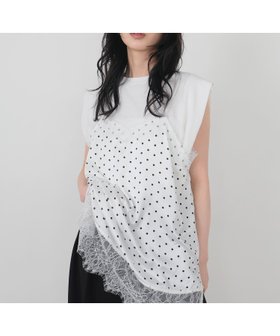 【リアン/Lian】のショルダータックトップス 大人の最旬トレンドファッション＆コーディネート founy(ファウニー) ファッション Fashion レディースファッション Fashion for Women トップス・カットソー Cut & Sew Tops イエロー Yellow ショルダー Shoulder, Shoulder Strap |ID:prp329100004981605