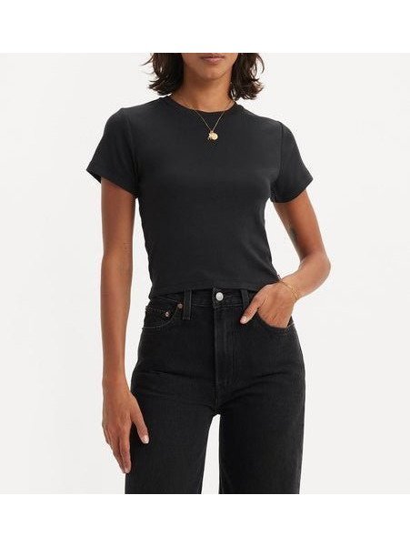 【リーバイス/Levis】のスポーティ Tシャツ インテリア・キッズ・メンズ・レディースファッション・服の通販 founy(ファウニー) 　ファッション　Fashion　レディースファッション　Fashion for Women　トップス・カットソー　Cut & Sew Tops　シャツ・ブラウス・オフィスカジュアル　Elegant Blouses & Button-Ups　ロングTシャツ・Tシャツ　Longline T-Shirts & Tees　スポーティ　Sporty, Casual Athletic　フィット　Fit, Slim Fit　定番　Standard, Basic Item　Blacks|ID: prp329100004981607 ipo3291000000037323293
