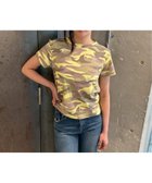 【オリエンス ジャーナルスタンダード/Oriens JOURNAL STANDARD】の《追加》カモフラージュ スターTシャツ 大人の最旬トレンドファッション＆コーディネート founy(ファウニー) ファッション Fashion レディースファッション Fashion for Women トップス・カットソー Cut & Sew Tops シャツ・ブラウス・オフィスカジュアル Elegant Blouses & Button-Ups ロングTシャツ・Tシャツ Longline T-Shirts & Tees 2026年 2026 2026春夏・S/S Spring/Summer 2026 SS26 インナー Innerwear グラフィック Graphic, Graphic Design パターン Pattern, Design Print thumbnail イエロー|ID: prp329100004981626 ipo3291000000037323357