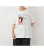 【アフタヌーンティー リビング/Afternoon Tea LIVING】のプリントTシャツ/CAT 大人の最旬トレンドファッション＆コーディネート founy(ファウニー) ファッション Fashion レディースファッション Fashion for Women トップス・カットソー Cut & Sew Tops シャツ・ブラウス・オフィスカジュアル Elegant Blouses & Button-Ups ロングTシャツ・Tシャツ Longline T-Shirts & Tees イラスト Illustration インナー Innerwear フロント Front, Front Design プリント Print, Printed Pattern ベーシック Basic, Essential 猫 Cat, Kitty thumbnail オフホワイト|ID: prp329100004981632 ipo3291000000037323391