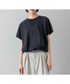 【ミッシェルクラン/MICHEL KLEIN】の裾ドロストバルーンカットソー ネイビー|ID: prp329100004981635 ipo3291000000037323402