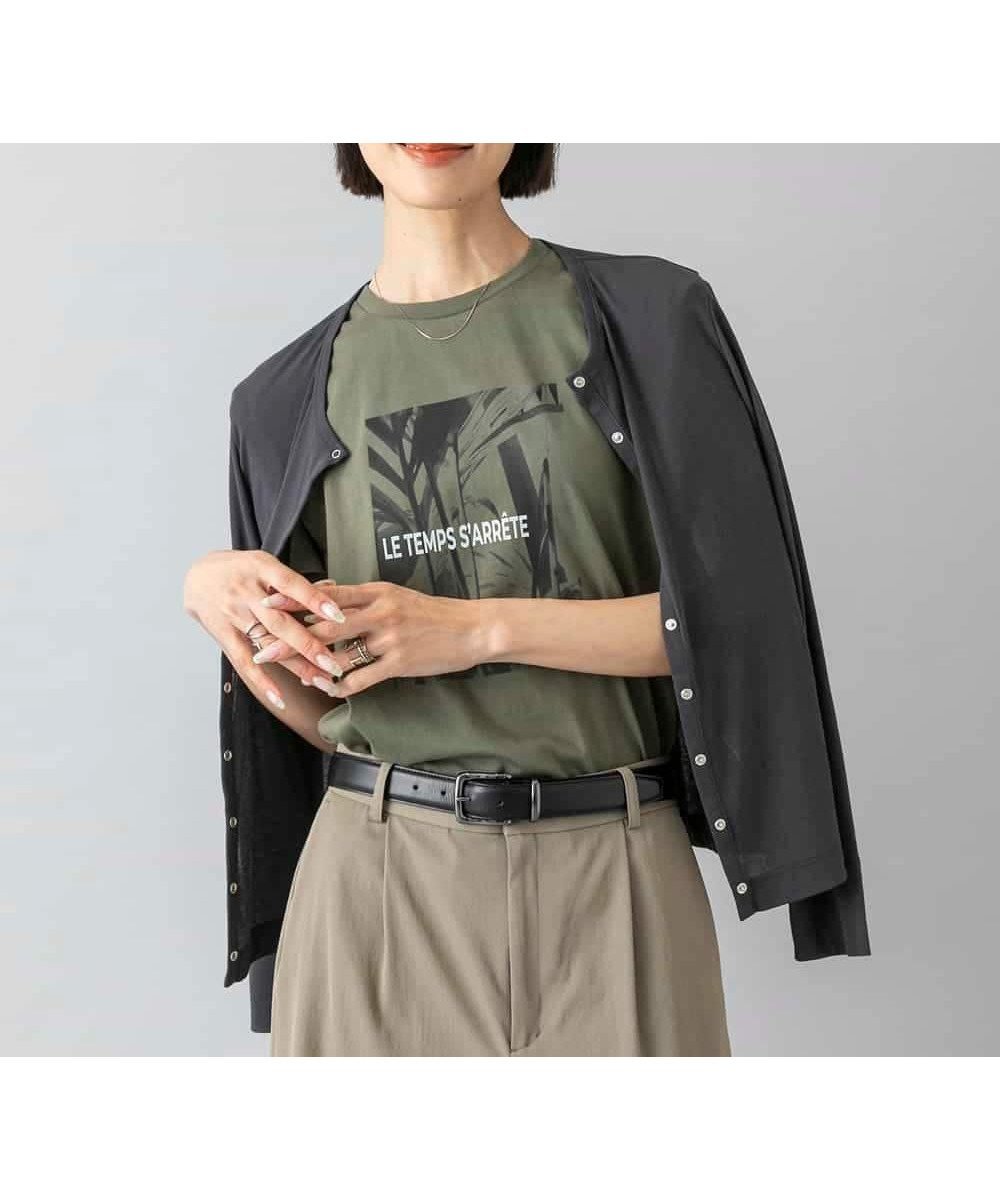 【ミッシェルクラン/MICHEL KLEIN】のフォトTシャツ インテリア・キッズ・メンズ・レディースファッション・服の通販 founy(ファウニー) 　ファッション　Fashion　レディースファッション　Fashion for Women　トップス・カットソー　Cut & Sew Tops　シャツ・ブラウス・オフィスカジュアル　Elegant Blouses & Button-Ups　ロングTシャツ・Tシャツ　Longline T-Shirts & Tees　インナー　Innerwear　春　Spring　洗える　Machine Washable　秋　Autumn　グラフィック　Graphic, Graphic Design　サングラス　Sunglasses, Shades　シンプル　Simple, Minimal　スタイリッシュ　Stylish, Fashionable　ダウン　Down, Puffer　デニム　Denim, Jeans Material　トレンド　Trend, Trending Now　バランス　Balance, Style Balance　フレア　Flare, Flared　プリント　Print, Printed Pattern　ベーシック　Basic, Essential　ボトム　Bottoms, Lower Wear　リラックス　Relax, Relaxed Fit　冬　Winter / This Winter　再入荷　Restock / Back in Stock　おすすめ　Recommended / Our Picks　夏　Summer　カーキ|ID: prp329100004981638 ipo3291000000037323414