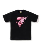 【ア ベイシング エイプ/A BATHING APE】のABC CAMO APE FACE STA TEE 大人の最旬トレンドファッション＆コーディネート founy(ファウニー) ファッション Fashion レディースファッション Fashion for Women インナー Innerwear グラフィック Graphic, Graphic Design ショート Short, Short Length スリーブ Sleeve, Long Sleeve / Short Sleeve プリント Print, Printed Pattern ラバー Rubber, Rubber Sole thumbnail BK×PK|ID: prp329100004981644 ipo3291000000037323441