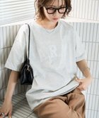 【フリークスストア/FREAK'S STORE】の限定展開 ARM レース パッチワーク 刺繍 半袖 Tシャツ 大人の最旬トレンドファッション＆コーディネート founy(ファウニー) ファッション Fashion レディースファッション Fashion for Women トップス・カットソー Cut & Sew Tops シャツ・ブラウス・オフィスカジュアル Elegant Blouses & Button-Ups ロングTシャツ・Tシャツ Longline T-Shirts & Tees 2026年 2026 2026春夏・S/S Spring/Summer 2026 SS26 シンプル Simple, Minimal トレンド Trend, Trending Now パッチワーク Patchwork, Mixed Fabric レース Lace, Lace Fabric 半袖 Short Sleeve, Half Sleeve 夏 Summer S/S・春夏 SS, Spring/Summer, Warm Season thumbnail ライトグレー|ID: prp329100004981652 ipo3291000000037323476