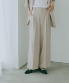 【グローバルワーク/GLOBAL WORK】のお手入れラクラクセットアップ/ワイドパンツ/632905 大人の最旬トレンドファッション＆コーディネート founy(ファウニー) ファッション Fashion レディースファッション Fashion for Women セットアップ Matching Sets レディースパンツ・ボトムス Pants & Trousers / Bottoms アクセサリー Fashion Accessories インナー Innerwear ヴィンテージ Vintage Style カットソー Cut and Sewn Top シンプル Simple, Minimal ジャケット Jacket, Outerwear ストレッチ Stretch, Stretchy Fabric スラックス Slacks, Dress Pants セットアップ Set-Up, Coordinated Outfit センター Center, Center Line 別注 Limited Edition, Custom Order 半袖 Short Sleeve, Half Sleeve マニッシュ Mannish, Boyish リラックス Relax, Relaxed Fit 楽ちん Easy Fit, Comfortable ワイド Wide, Wide Fit おすすめ Recommended / Our Picks ビジネス 仕事 通勤 Business / Work / Commuting thumbnail ライトベージュ51|ID: prp329100004981656 ipo3291000000037323495