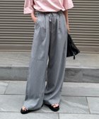 【チャオパニックティピー/CIAOPANIC TYPY】の【接触冷感/5サイズ展開】テックリネンウエスト紐ベルトワイドイージースラックス 大人の最旬トレンドファッション＆コーディネート founy(ファウニー) ファッション Fashion レディースファッション Fashion for Women ベルト&ウエストマーク Belts & Waist Accessories コンパクト Compact, Small Size サンダル Sandals, Summer Shoes ストレート Straight, Straight Cut スニーカー Sneakers, Trainers リラックス Relax, Relaxed Fit ループ Loop, Loop Knit ワイド Wide, Wide Fit おすすめ Recommended / Our Picks thumbnail グレー|ID: prp329100004981674 ipo3291000000037323615