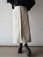 【ラシュッド/LASUD】のフェイクスエードタイトスカート 大人の最旬トレンドファッション＆コーディネート founy(ファウニー) ファッション Fashion レディースファッション Fashion for Women スカート Skirts おすすめ Recommended / Our Picks ジャケット Jacket, Outerwear スリット Slit, Slit Detail タイトスカート Pencil Skirt, Tight Skirt ビッグ Big, Oversized フロント Front, Front Design エレガント 上品 Elegant thumbnail ベージュ|ID: prp329100004981679 ipo3291000000037323655