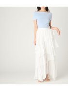 【フレイ アイディー/FRAY I.D】の2wayアシンメトリーティアードスカート 大人の最旬トレンドファッション＆コーディネート founy(ファウニー) ファッション Fashion レディースファッション Fashion for Women スカート Skirts ティアードスカート Tiered Skirts おすすめ Recommended / Our Picks アシンメトリー Asymmetrical Style ストライプ Stripe, Striped Pattern スマート Smart, Elegant ティアードスカート Tiered Skirt, Flounced Skirt フェミニン Feminine, Girly フロント Front, Front Design エレガント 上品 Elegant thumbnail WHT[001]|ID: prp329100004981692 ipo3291000000037323698