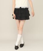 【ヘザー/Heather】のティアードフリルミニスカート ブラック|ID: prp329100004981704 ipo3291000000037323749