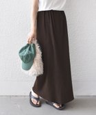 【シップス/SHIPS】のSHIPS Colors 手洗い可能・UVケア テレコ タイトスカート 大人の最旬トレンドファッション＆コーディネート founy(ファウニー) ファッション Fashion レディースファッション Fashion for Women スカート Skirts オレンジ Orange カットソー Cut and Sewn Top サンダル Sandals, Summer Shoes シンプル Simple, Minimal スニーカー Sneakers, Trainers スリット Slit, Slit Detail タイトスカート Pencil Skirt, Tight Skirt テレコ Ribbed, Rib Stitch メンズ Men's, Menswear リラックス Relax, Relaxed Fit アウトレット Outlet / Clearance エレガント 上品 Elegant ビジネス 仕事 通勤 Business / Work / Commuting thumbnail ブラウン|ID: prp329100004981722 ipo3291000000037323844