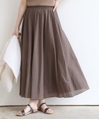 【アールピーエス/rps】のコットンマキシフレアースカート 大人の最旬トレンドファッション＆コーディネート founy(ファウニー) ファッション Fashion レディースファッション Fashion for Women スカート Skirts シンプル Simple, Minimal ストレッチ Stretch, Stretchy Fabric フレア Flare, Flared マキシ Maxi, Full Length ロング Long, Long-Length 再入荷 Restock / Back in Stock thumbnail ダークブラウン|ID: prp329100004981732 ipo3291000000037323889